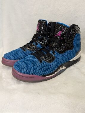 Jordan Spike 40 “Blue/Purple” Spike Lee Collab Kid Sz 6Y Retro Style 807542-029